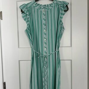 Loft Stripe Cotton Dress